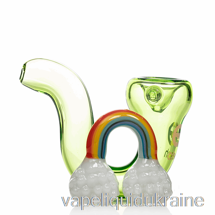 Vape Liquid Ukraine Cheech Glass Rain 'n' Rainbows Hand Pipe Transparent Green